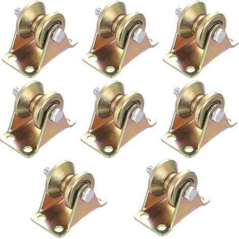 Poulie de Levage, Poulie de Mouflage pour Cordes de 6 mm, Poulies à Gorge en V 8 Pcs (1/5)
