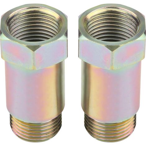 2 pièces 45mm M18 1.5 O2 capteur d'oxygène Extender Extension entretoise bondes adaptateur jaune (1/5)