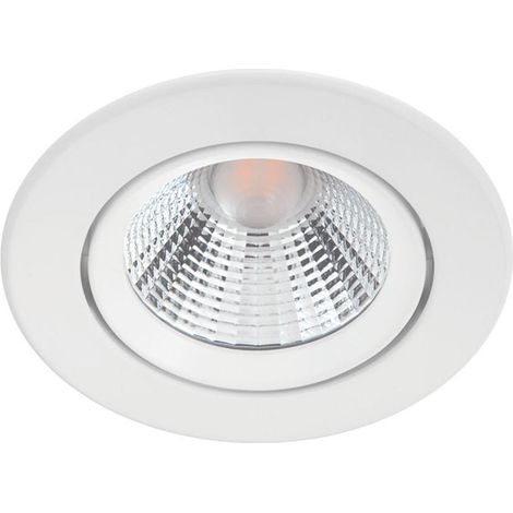Downlight LED Regolabile 5.5W  Sparkle Foro Ø 70 mm Bianco Bianco Caldo  2700K (1/2)