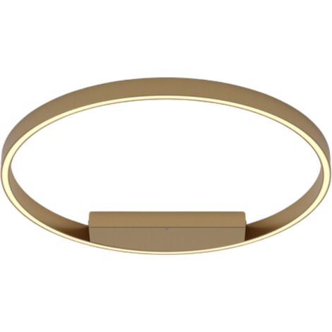 Plafonnier LED rond laiton Maytoni Rim 60 cm 3000K (1/4)