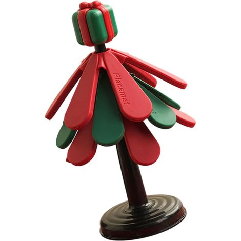 Sottopentola rotondo per le feste, base - regalo in argento