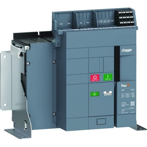 Interrupteur Ouvert HW1 800A 4P Fixe - HAGER HW1W408FS