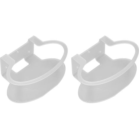 Set aus 2 Wandhalterungen für Router inklusive Schrauben, transparentes Aufbewahrungsregal für Zuhause. (1/5)