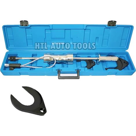 Herramienta para desmontar semiejes, fabricada en acero resistente, con un peso de 4,76 kg (10,5 lbs), una longitud de 49,5 cm (19,5 pulgadas), compatible con adaptadores de 63 mm y 48 mm, y un diseño (1/5)