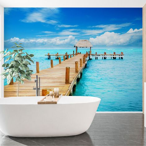 Papier peint panoramique - Maldives - 130 cm x 93 cm (1/4)