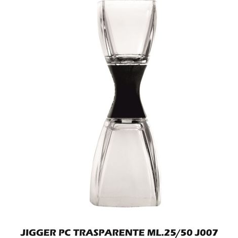 THE BARS Jigger PC Trsp ML 25/50-j007