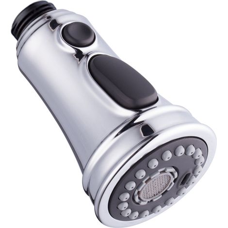 Doccetta estraibile per rubinetto da cucina, 2 getti, testa di ricambio per rubinetto, doccetta estraibile per miscelatore da cucina, impiallacciatura, G1/2"/61025
