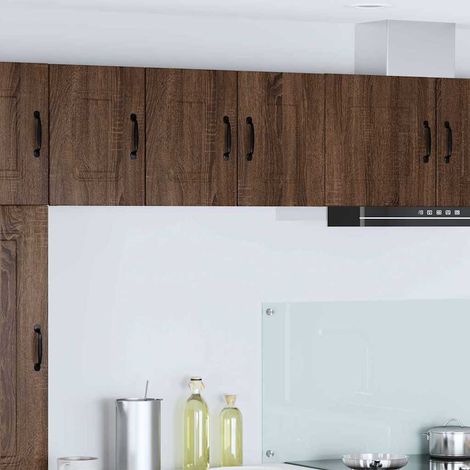 vidaXL Pannello lavastoviglie Kalmar 2 pz Rovere Marrone