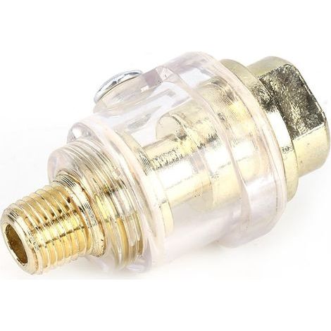 1/4 ''BSP Mini lubrificateur d'huile en ligne outil pneumatique lubrificateur d'huile huileur compresseur tuyau lubrification automatique pour outils pneumatiques (1/5)