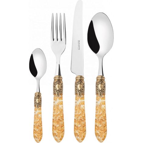 24 pièces dans des tables en conserve compacte paragliuzze or transparent Oxford ghiera dorata Bugatti