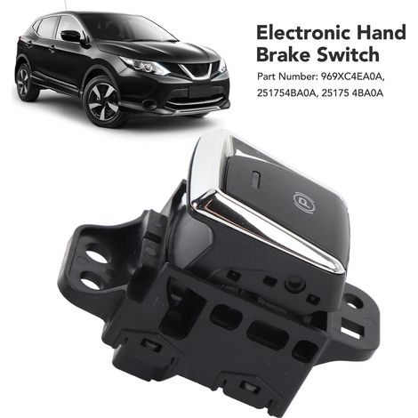 Interruttore elettronico del freno a mano 251754BA0A compatibile con Nissan Qashqai e X-Trail T32 2014-2018 (1/5)