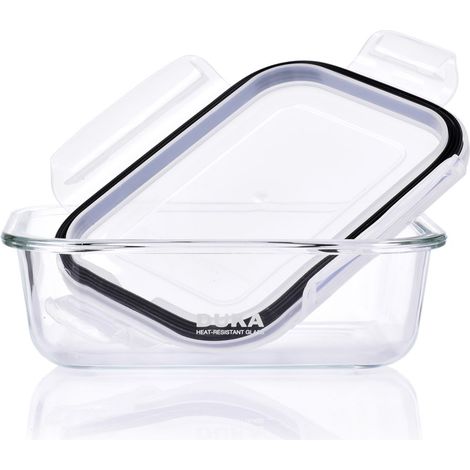 Glasbehälter mit Deckel, Küche, 630 ml, transparent, Duka