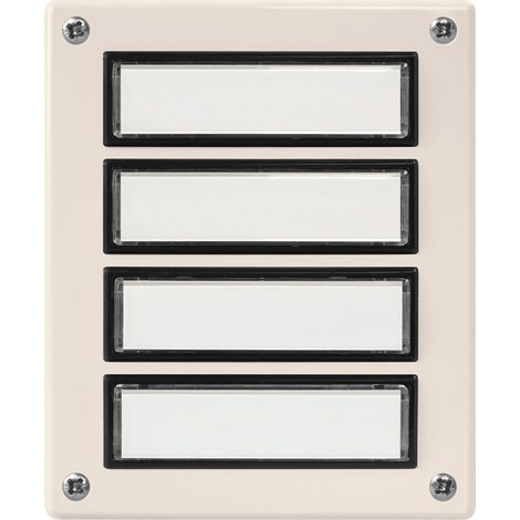 Grothe ETA 634 WS Placa de piso Classic, montaje en superficie, blanco, 55634
