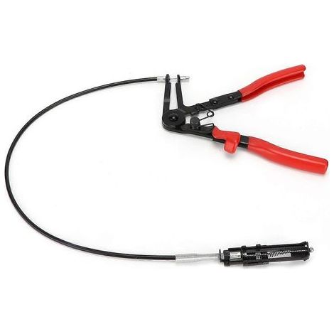 Pince à colliers de serrage pour tuyaux flexibles, acier inoxydable, rouge/noir, outil de réparation automobile (1/5)