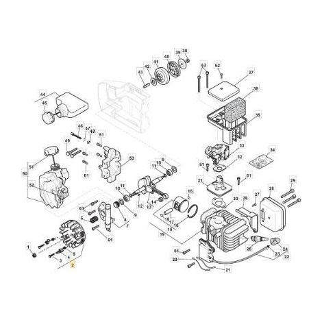 JF MAGNETISCHES SCHWUNGRAD 9228-310110-Rd ORIGINAL STIGA - 6980601