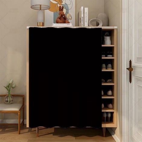 Rideaux courts, rideaux occultants, rideaux mi-hauteur pour café, rideaux de cuisine, rideaux pour placards coulissants, rideaux à panneaux, pour dissimuler le désordre, 100 x 50 cm (1/3)