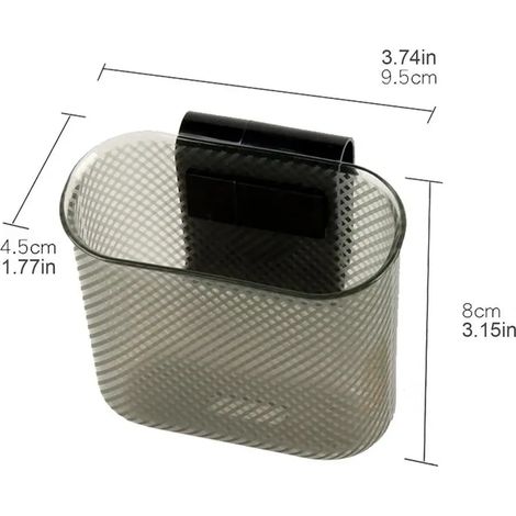 (Petit) Boîte de rangement pour siège auto, console centrale portable, poche latérale étanche, organisateur de rangement pour interstices de siège, accessoires auto (1/5)