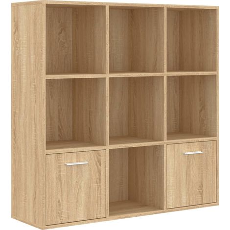 Maison Exclusive - Bücherregal Sonoma-Eiche 98x30x98 cm Holzwerks