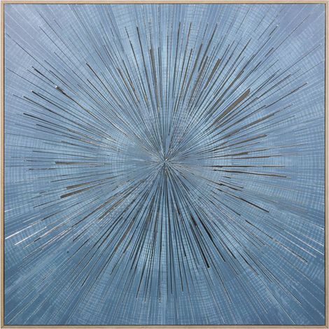 Stan lienzo 78x78cm azul - Atmosphera créateur d'intérieur