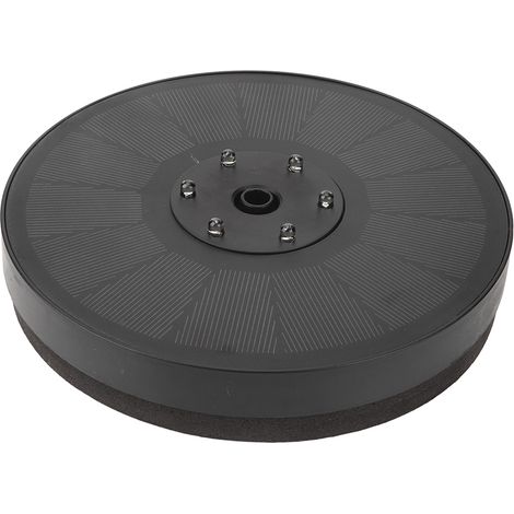 Fontaine lumineuse solaire 3W 7V avec buse et pompe flottante pour bain d'oiseaux et aménagement paysager de jardin. (1/5)