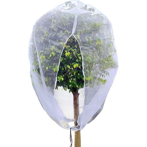 Filet de Protection Contre Les Insectes, avec Fermeure Eclair et Cordon de Serrage, pour Plantes et Légumes, Fruits, Fleurs, pour Une Protection Efficace Contre Les Parasites (120 150CM) (1/5)