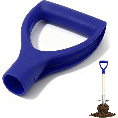Poignée De Pelle en D 3.2cm/1.26 Pouces Plastique Jardin Creuser Ratisser - Poignée Ergonomique Légère 18.5x11.5cm/7.28x4.53 Pouces pour Travail Efficace Neige Terre Outils Polyvalents (1/5)