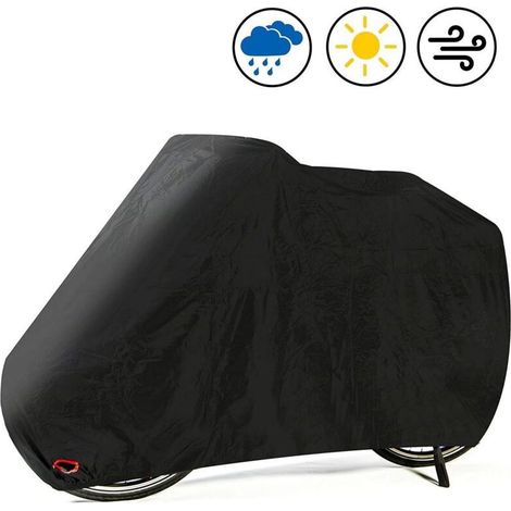 Telo copribici impermeabile – Poliestere rivestito antistrappo – Dimensioni 200x70 cm – Antifurto con chiusura robusta (1/5)