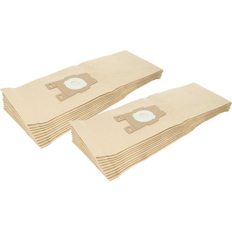vhbw 20x Vacuum Cleaner Bag compatible with Kirby Ultimate G, Legend II, Sentria Vacuum Cleaner, 32 cm x 20 cm, Sand-Coloured (1/5)