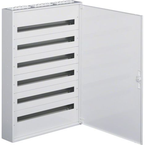 Scatola di distribuzione da superficie “FW2” a 6 file per 216 moduli 125A 400V IP30/IK07 1091x787x150mm in acciaio bianco