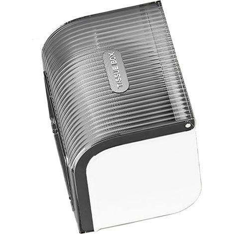 Porte-papier toilette avec étagère, adhésif mural, distributeur de rouleaux étanche IPX4, pour salle de bain, toilettes, blanc et noir Transparent. (1/5)