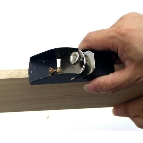 Mini rabot manuel réglable à une main, petit rabot à main pour couper du bois, pour couper des projets, modélisme, rabot en bois, lissage de surface (taille : 8,9 x 3,5 x 3,5 cm) (1/5)