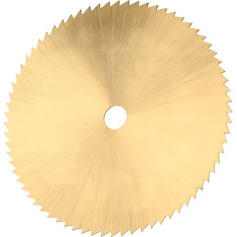 Phefop 60 Mm 72 Dents Couteau Circulaire HSS à Couper Rapidement en Métal en Bois en Plastique, Résistant à la Durée (6MM) (1/4)