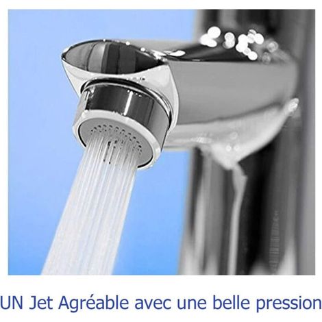 Robinet économiseur d'eau (mâle/femelle), 24 mm, pour lavabos et éviers. Réduisez votre consommation d'eau de 30 à 80 % (mâle/femelle).