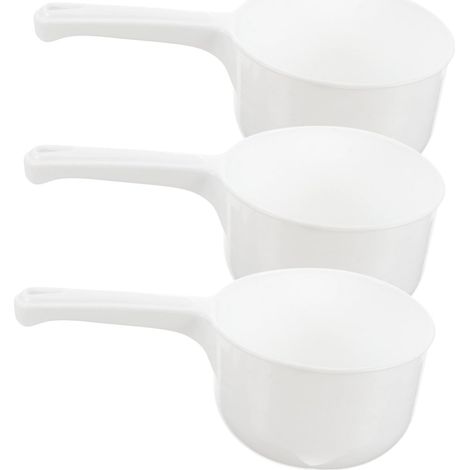 3 pièces Louche à Eau Épaisse Multi-usage pour Bain et Cuisine Louche Domestique Pratique avec Capacité Importante Résistante et Facile à Nettoyer (1/5)