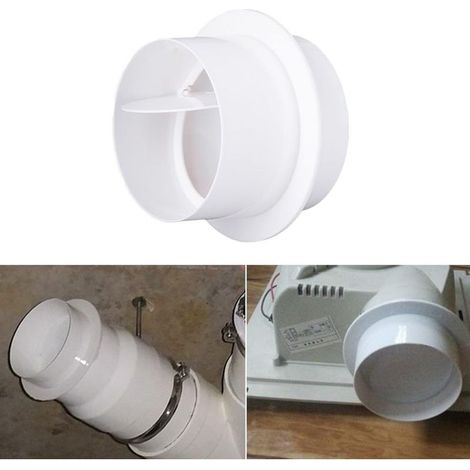 Clapet anti-retour à volet 80 mm/100 mm/110 mm/120 mm/150 mm/200 mm Valve anti-retour Clapet amortisseur à volet pour ventilation Ventilation (80 mm) (1/5)