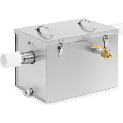 Separador de grasas 21 l acero inoxidable 304 plateado 140009969 (1/4)