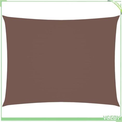 Voile de parasol - FAFEICY - 135816 - Rectangulaire 3 x 4,5 m - Tissu Oxford enduit PU - Anti-UV & étanche (1/5)