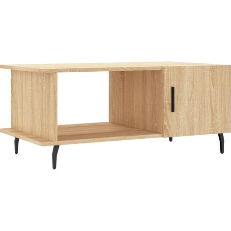 Couchtisch Sonoma-Eiche 90x50x40 cm Holzwerkstoff vidaXL