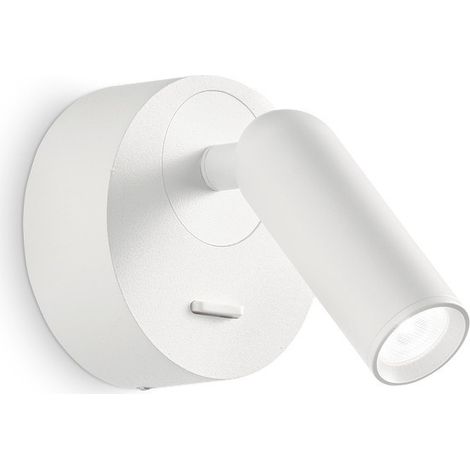 Liseuse décorative LED ronde blanche, 3000K 3,5W (1/2)