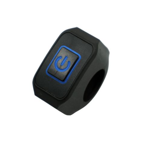 Interrupteur quad moto bleu (1/4)