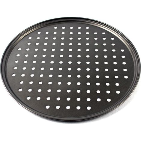 Plaque A Pizza - Acier Au Carbone - Perforée - Antiadhésive - Pour Four Et Plaque Chauffante - 1 Pièce (1/5)