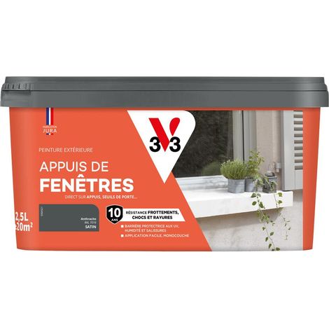Peinture extérieure pour appuis de fenêtre V33 Anthracite Satin 2,5L