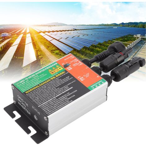 Inverter solare fotovoltaico microconnesso GMI, in lega di alluminio, IP55, 120V/230V con protezione multipla (1/4)