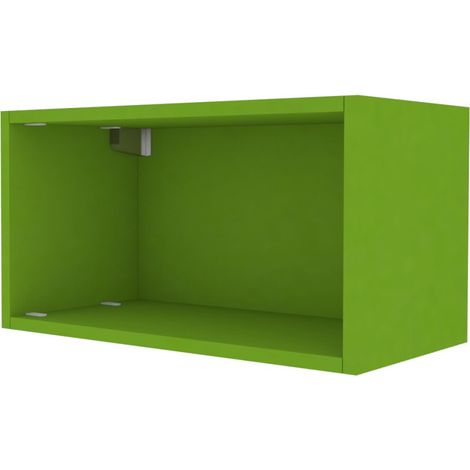 Libreria pensile moderna con montaggio rapido - Verde mela (1/5)