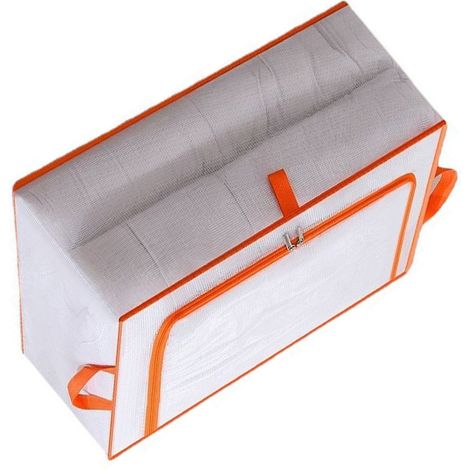 XL wasserdichte, transparente PVC-Aufbewahrungstasche 60x50x30cm für Kleidung und Bettdecken (1/5)