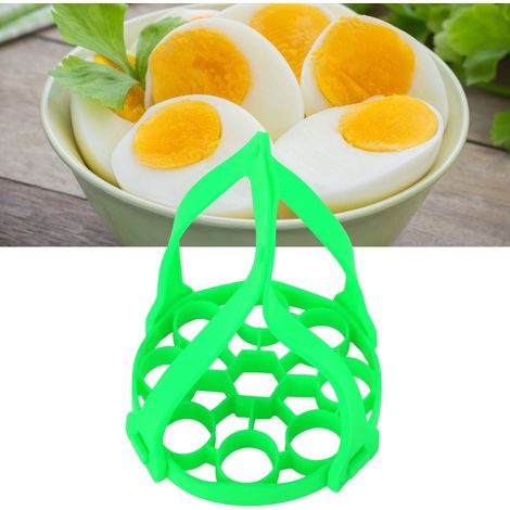 Tapa de silicona para cocinar huevos al vapor, juego de 9 piezas, con asas resistentes al calor, para ollas a vapor o a presión, con alfombrilla térmica, color verde. (1/5)