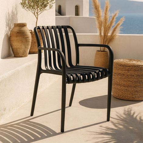 SILLA JARDIN GRETA NEGRA - (1/2)