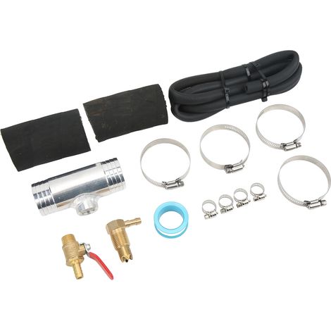 Kit d'installation auxiliaire de réservoir de carburant diesel 11408, remplacement pour camions Ford F-Series F250 F350 Super Duty diesel, argent (1/5)