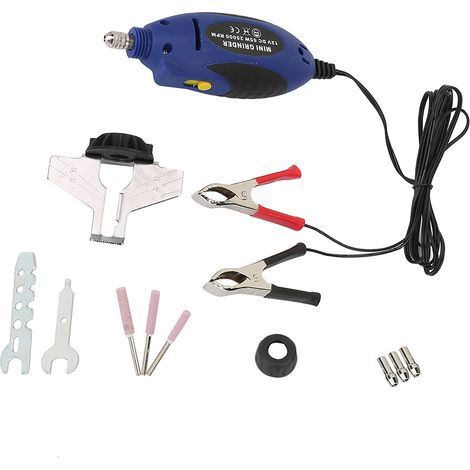 Affûteuse électrique portative 12V pour tronçonneuse mini, meuleuse à chaîne extérieure, outil de rectification. (1/5)