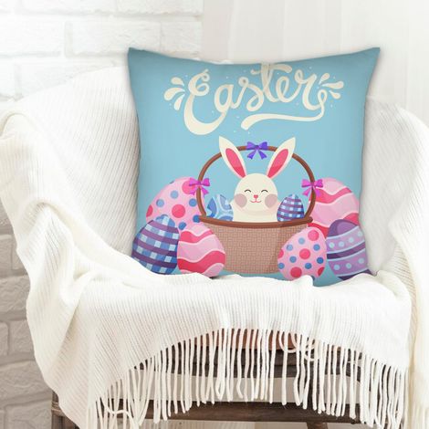 Housse de coussin carrée standard 45x45cm lavable en machine pour la Fête des Mères (1/5)